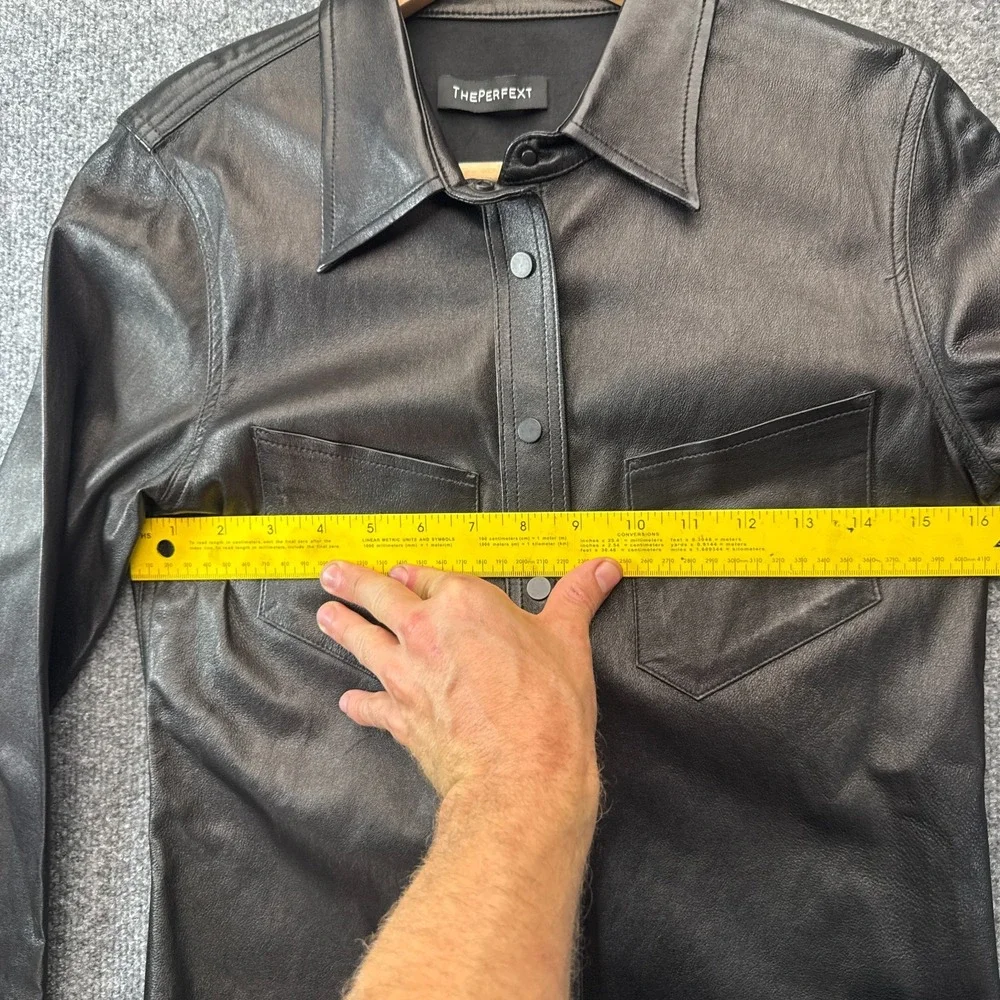 THEPERFEXT leather shirt